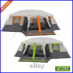 12 Person Instant Cabin 20 X 18 Tent 3 Room Camping Outdoor