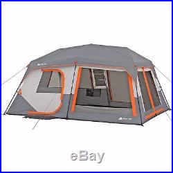 cabin tent person instant ozark trail camping light poles led room family
