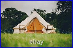 100% 5m FIREPROOF 360 gsm Bell Tent with Zig by Bell Tent Boutique. BS Rated