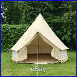 100% Cotton 3m Bell Tent With Zipped In Ground Sheet by Bell Tent Boutique