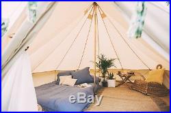 100% Cotton 3m Bell Tent With Zipped In Ground Sheet by Bell Tent Boutique