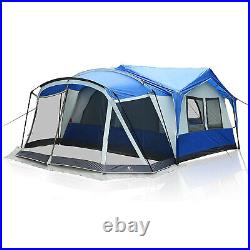 10-12 Person Instant Tent Outdoor Cabin Waterproof Family Portable Camp Shelter