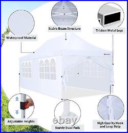 10×20 Canopy Pop up Tent Parties Instant Gazebo Shade Tents Potable and Easy up