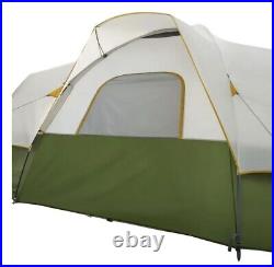 10 Person 3 Room Hybrid Dome Tent with Full Fly Family Group Outdoor Camping NEW