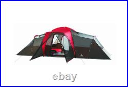 10-Person 3-Room Ozark Trail Cabin Tent, with 2 Side Entrances Camping Hiking
