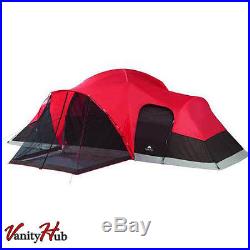 10 Person Camping Tent Enlarged 2 Removable Room Cabin Tents Dome Family Tent