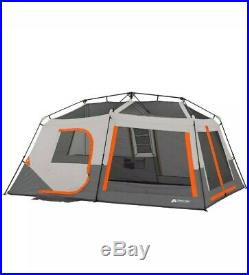 10 Person Camping Tent Outdoor 2 Room Instant Cabin Family With Light Pole Tent