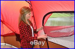 10-Person Family Camping Tent- 3 Rooms, Screened In Porch, Mud Mat, Power Port