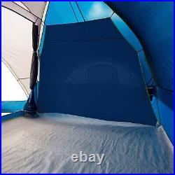 10-Person Family Outdoor Camping Tent, with 3 Rooms and Screen Porch, Three window