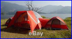 10 Person Family Tent Camping Waterproof Outdoor Hiking 3 Tents Room Dome Rooms
