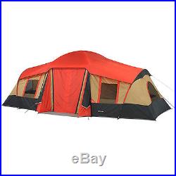 10 Person Instant Cabin Camping Tent Large Family Shelter Set 3 Airbeds Air Pump