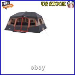 10-Person Instant Cabin Tent Quick Setup 2-Room WithGear Organizer Windows Camping 10-Person Instant Cabin Tent Quick Setup 2-Room WithGear Organizer Windows Camping