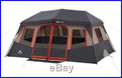 10-Person Instant Tent 2 Room Weatherproof Rainfly Canopy Camping Hiking Trail