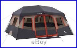 10-Person Instant Tent 2 Room Weatherproof Rainfly Canopy Camping Hiking Trail