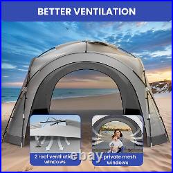 10 Person Portable Camping Tent Waterproof Beach Canopy Picnic Sun Shade Outdoor