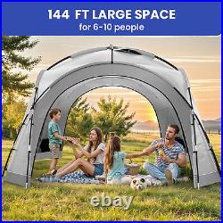 10 Person Portable Camping Tent Waterproof Beach Canopy Picnic Sun Shade Outdoor