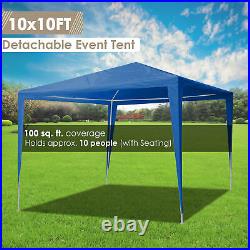 10'x10'/20' Outdoor Canopy Party Wedding Tent Gazebo Wedding Tent with Sidewalls