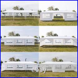 10'x30' Gazebo Party Tent with 8 Removable Side Walls, 47.4 lb