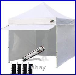 10 x 10 Pop up Canopy Commercial Outdoor Tent & 24 Squre Ft Extended Awningg