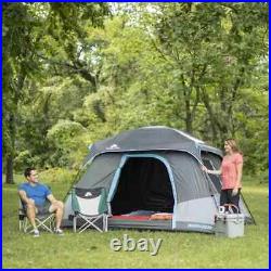 10' x 9' 6-Person Dark Rest Cabin Tent withSkylight Ceiling Panels, 15.4 lbs