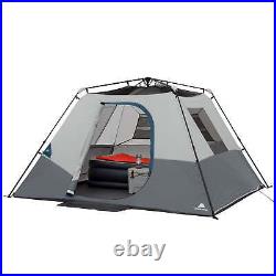 10' x 9' 6-Person Instant Cabin Tent with LED Light, 19.38 lbs