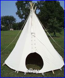 10ft. Diameter tipi, teepee, or tepee 100% cotton duck Outdoor or Indoor tent