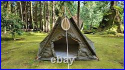 10th MOUNTAIN DIVISION 1943 Canvas 4 Season A-Frame Mountain Pup Camping Tent