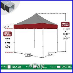 10x10 Ez Pop Up Canopy Folding Trade Show Fair Gazebo Outdoor Party Shelter Tent