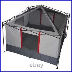 10x10 Family Cabin Tent Outdoor Straight-Leg Canopy 6 Person Camping Shelter USA