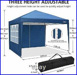 10x20' EZ Pop UP Commercial Canopy Party Tent Waterproof Gazebo Heavy Duty 64