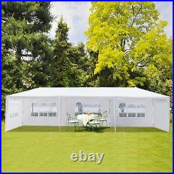 10x30ft 5Side Outdoor Pergola Tent Waterproof Roof Tent For Wedding Family Party