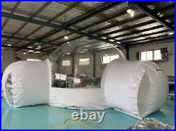 10x7ft Clear Commercial PVC Inflatable Eco Dome Camping Bubble Tent With Fan