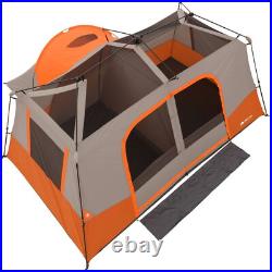 11-Person Instant Cabin Tent With Private Room Carry Bag Electrical Cord Access