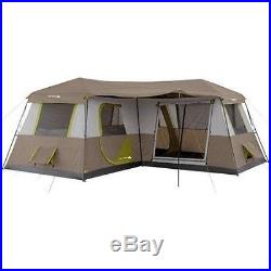 12 Person Large Camping Tent 3 Rooms Hiking Family Cabin Trail Hunting New