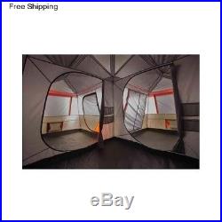 12 Person 3 Room Family Instant Cabin Tent Outdoor Camping Large Rainfly Canvas