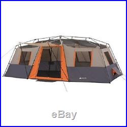 12 Person Cabin Tent 3 Room Camping Large Family Vacation Outdoor Lake Rooms New