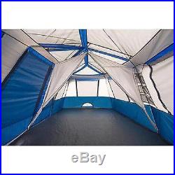 12 Person Instant Tent Camping Large 18' x 16' Screen Room Family Cabin