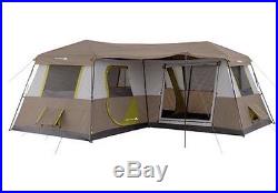 12 Person Large Camping Tent 3 Rooms Hiking Family Cabin Trail Hunting