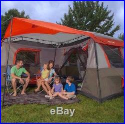 12 Person Large Camping Tent 3 Rooms Hiking Family Cabin Trail Hunting
