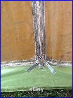 12' X 9' Blanchard Alpine Draw-tite Canvas Tent & Fly Made In USA By Eureka
