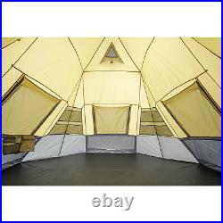 12' x 12' 7-Person Instant Tepee Tent Family Camping Travel Easy Assembly