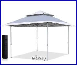 13x13 Canopy Tent Instant Shelter Pop Up Canopy 169 sq. Ft Outdoor Gray Sun Shade