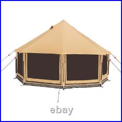 14' Altimus Spike Tent, Panoramic Views 4-season with stove and AC compatibility