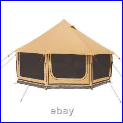 14' Altimus Spike Tent, Panoramic Views 4-season with stove and AC compatibility