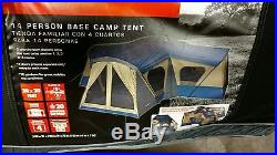 14 Person Ozark Trail 4 Room Cabin Base Camp Family Shelter Tent Outdoor Camping