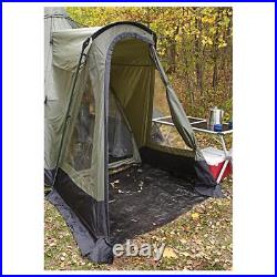 14'x14' Green Deluxe Teepee Tent Removable Floor Stove Exhaust Camp Hike Hunt