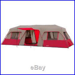 15 Person Tent 3 Room Split Plan Instant Cabin Camping Fishing Ozark Trail New