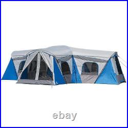 16-Person, 3-Room Family Cabin Tent with 3 Entrances, Private Rooms, Outdoor New