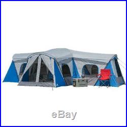 16 Person Family Cabin Tent Outdoor Camping Ozark Trail Hazel Creek 230 Sq. Ft