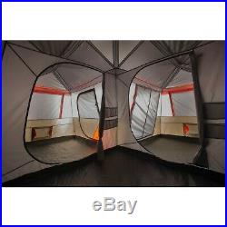 16 x 16' 3 Room Cabin Tent Outdoor Camping Festival Canopy 12 Person Shelter Set